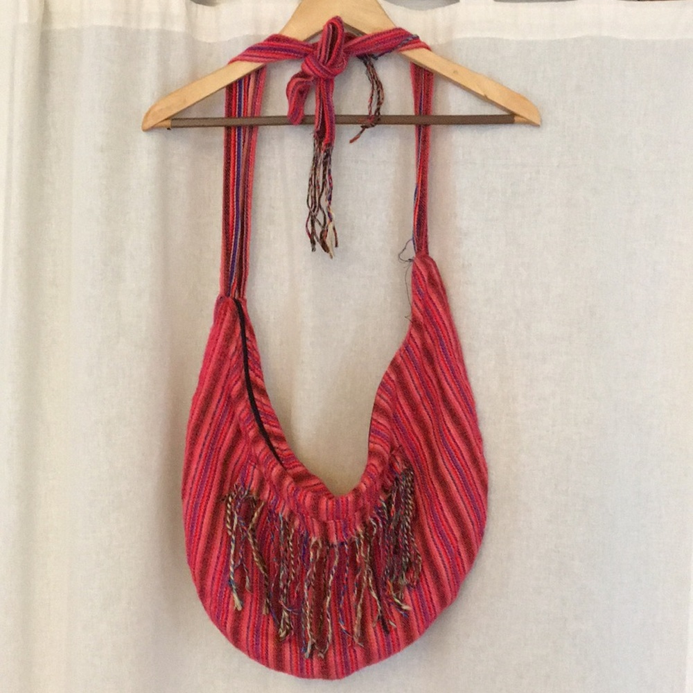 Brand new fun and funky wool purse from Peru